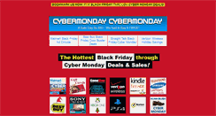 Desktop Screenshot of cybermondaycybermonday.com